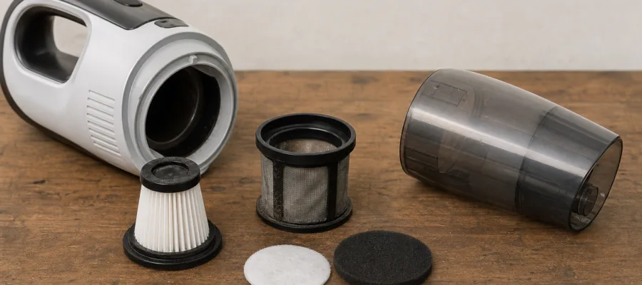 Handstaubsauger Filter selbst reinigen und austauschen: Schritt-fuer-Schritt DIY-Anleitung